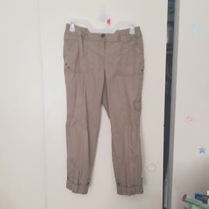Chico brand olive khaki capris